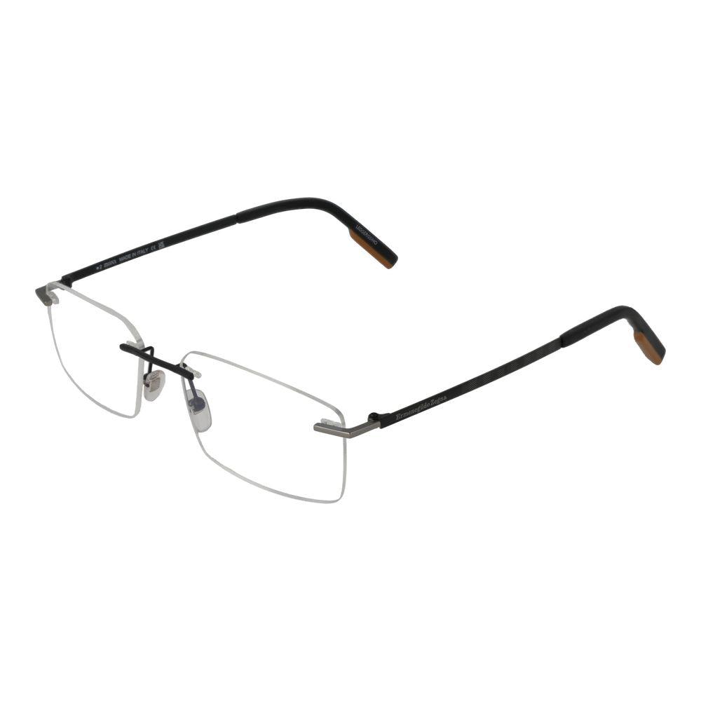 Ermenegildo Zegna Gray Metal Glasses (Frames) | Regal Royce