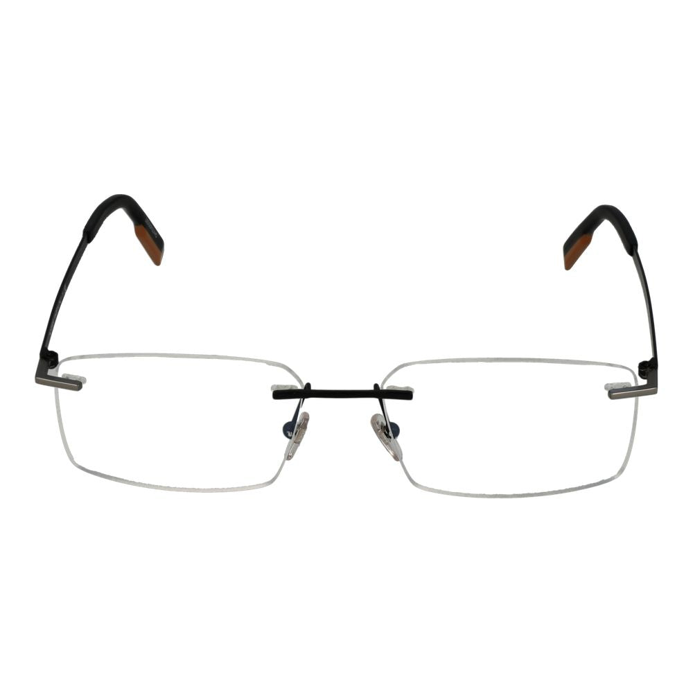 Ermenegildo Zegna Gray Metal Glasses (Frames) | Regal Royce