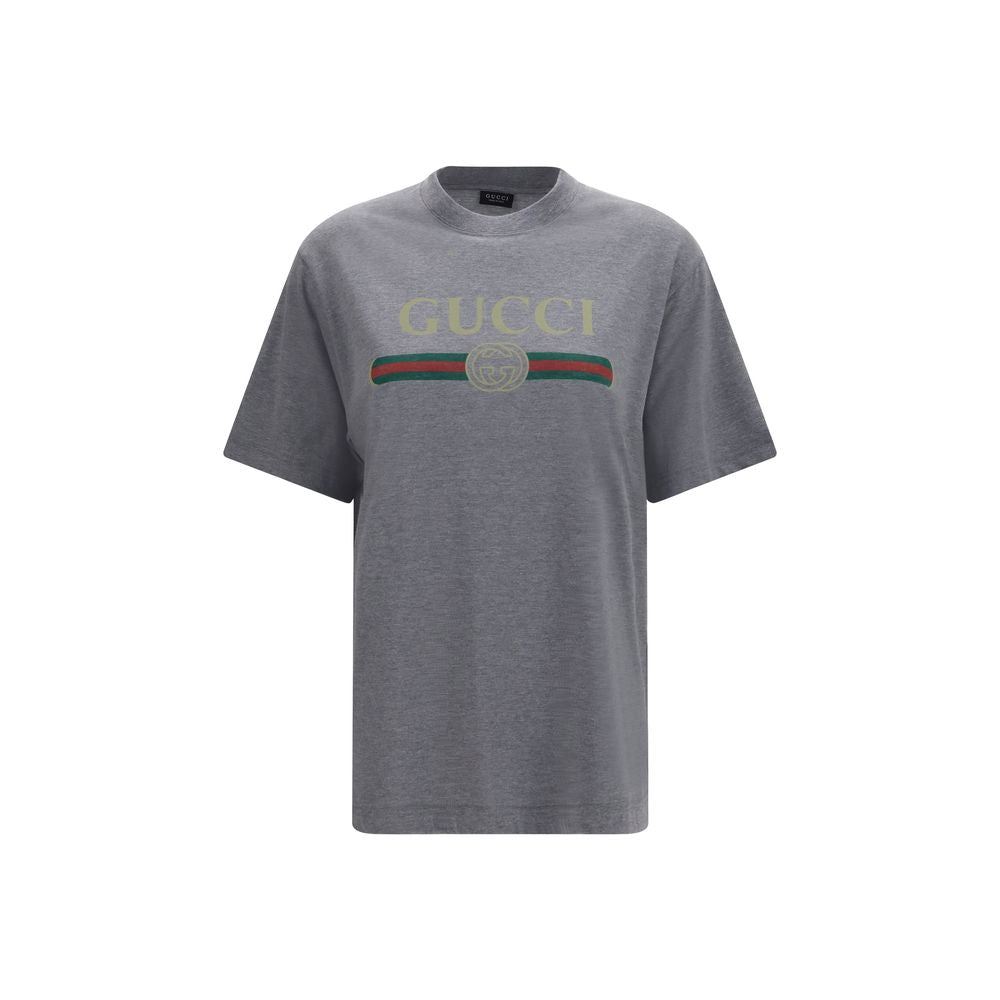 Gucci Gray Cotton T-Shirt | Regal Royce