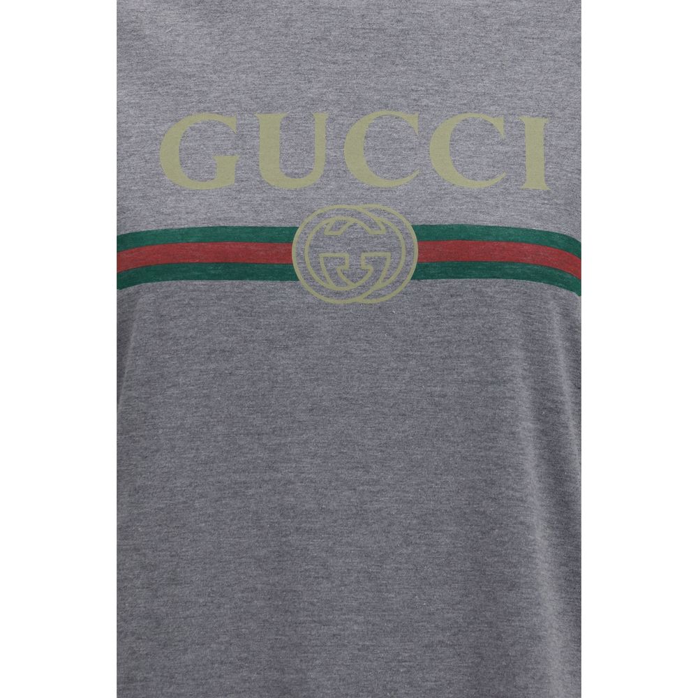 Gucci Gray Cotton T-Shirt | Regal Royce