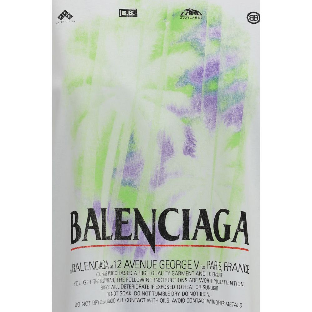 Balenciaga White Cotton T-Shirt | Regal Royce