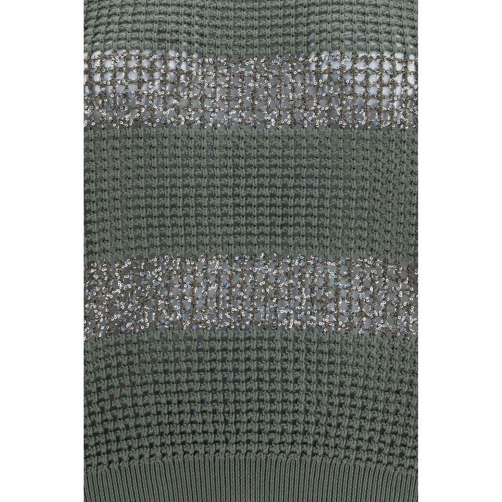 Brunello Cucinelli Bicolor Cotton Sweatshirt | Regal Royce