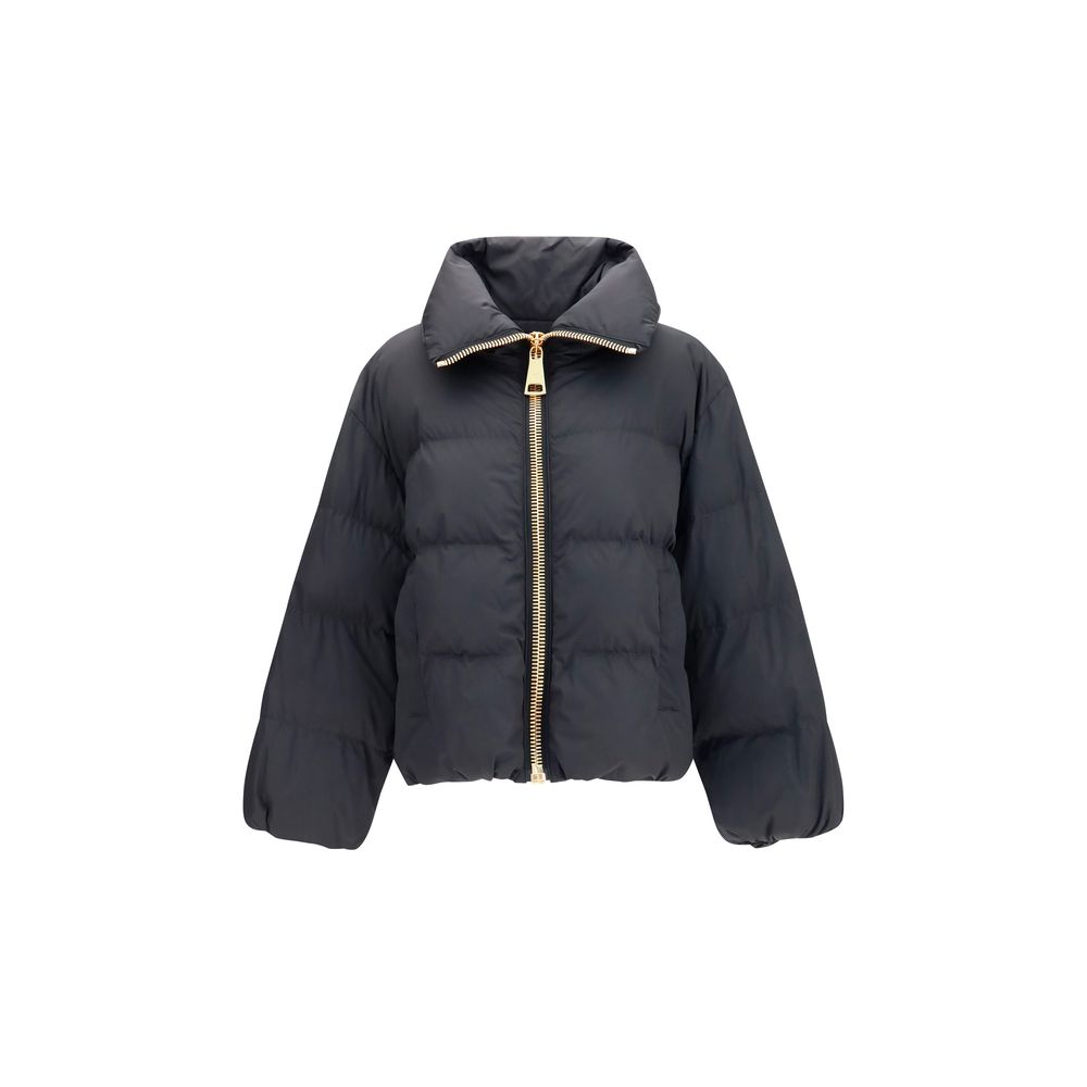 Balmain Black Viscose Full-Length Jacket | Regal Royce