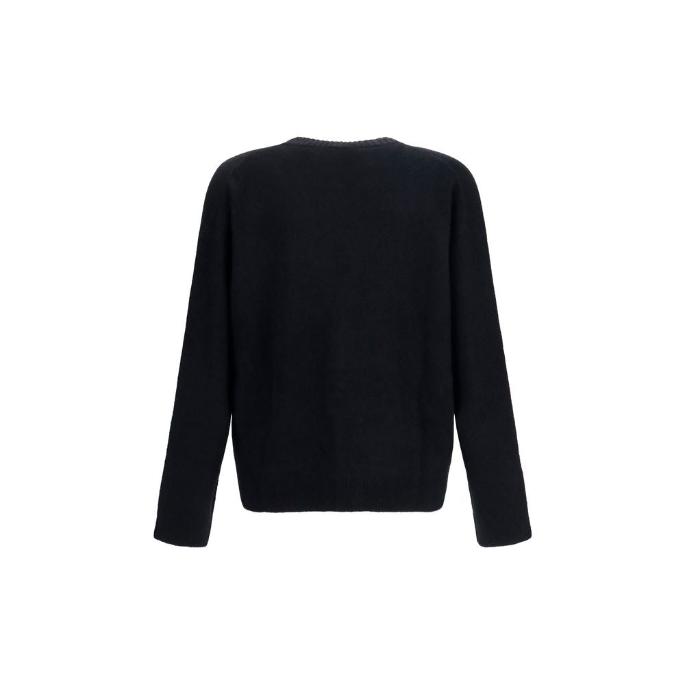 Represent Black Alpaca Vicugna Pacos Cardigan | Regal Royce