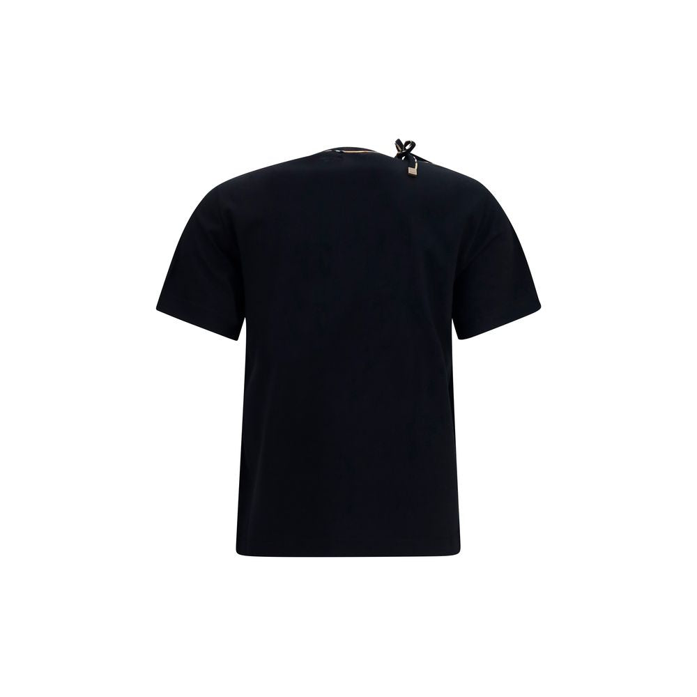 Burberry Black Cotton T-Shirt | Regal Royce