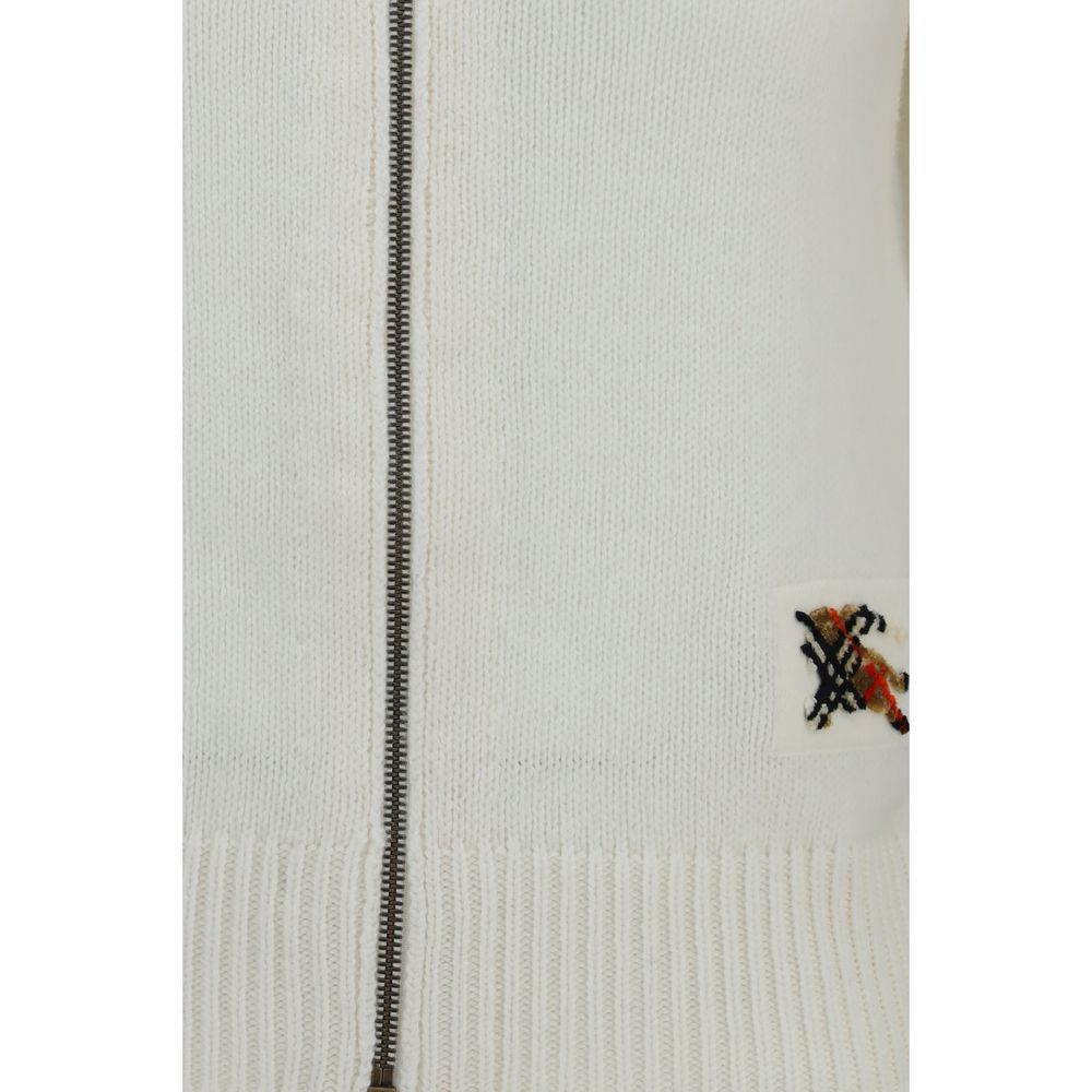 Burberry Beige Wool Oves Aries Hoodie | Regal Royce