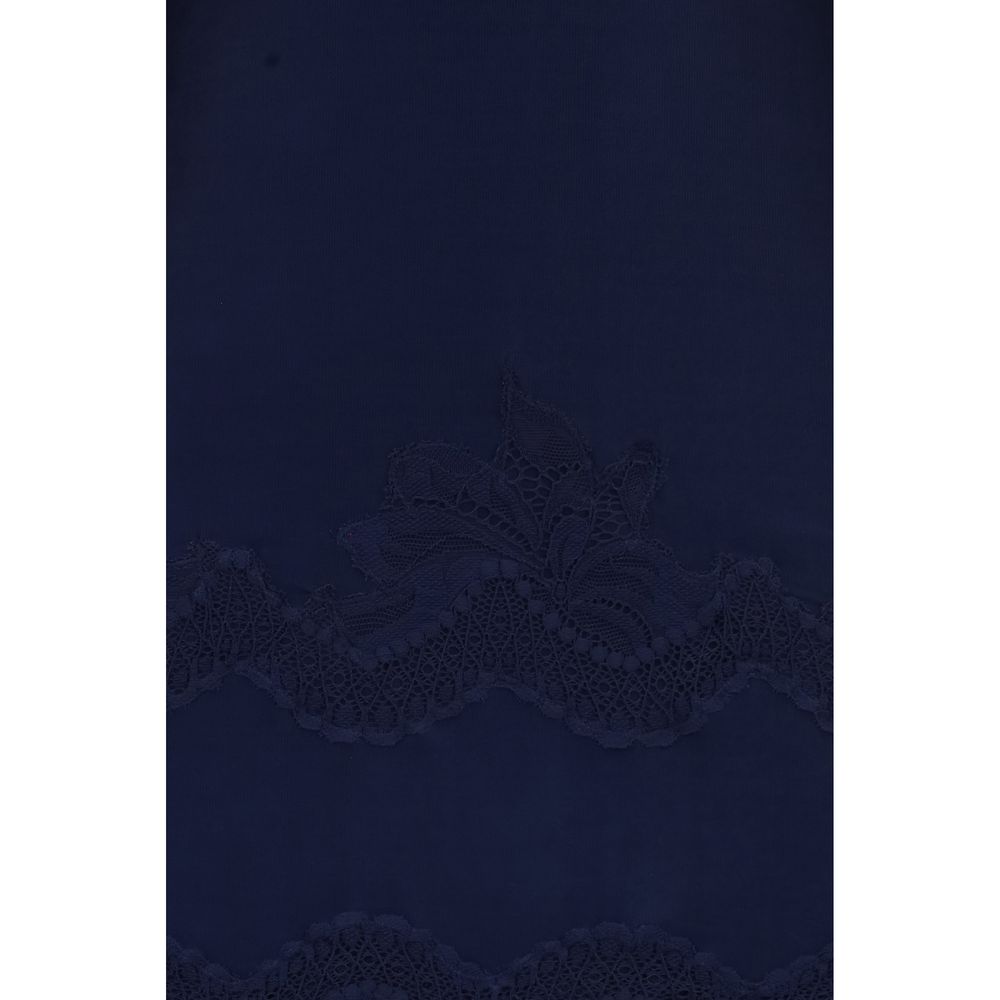 Rabanne Blue Polyamide Long Dress | Regal Royce