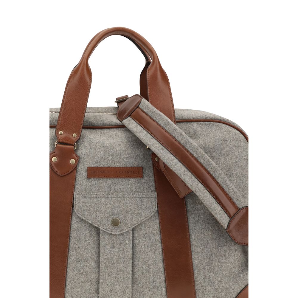 Brunello Cucinelli Beige Wool Oves Aries Luggage And Travel | Regal Royce