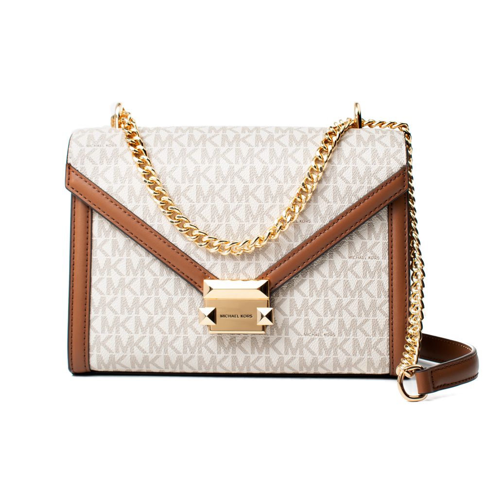 Michael Kors Beige Canvas Shoulder Bag | Regal Royce