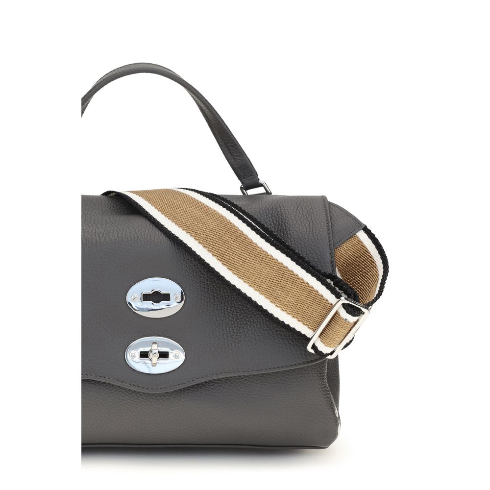 Zanellato Gray Calf Leather Bos Taurus Handbag | Regal Royce