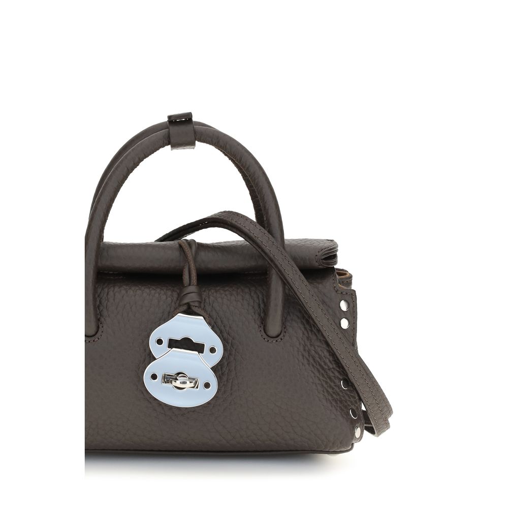 Zanellato Brown Calf Leather Bos Taurus Handbag | Regal Royce