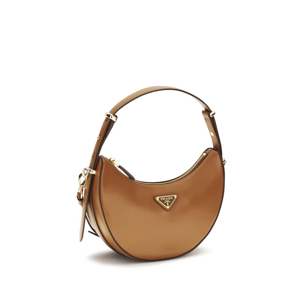 Prada Beige Calf Leather Bos Taurus Shoulder Bag | Regal Royce