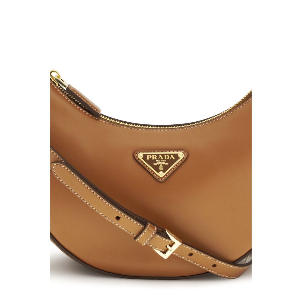 Prada Beige Calf Leather Bos Taurus Shoulder Bag | Regal Royce