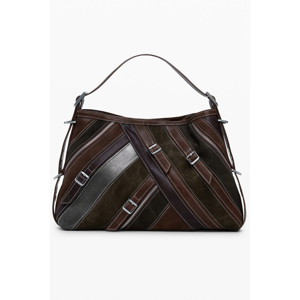 Desigual Marrone Poliuretano Women Handbag | Regal Royce