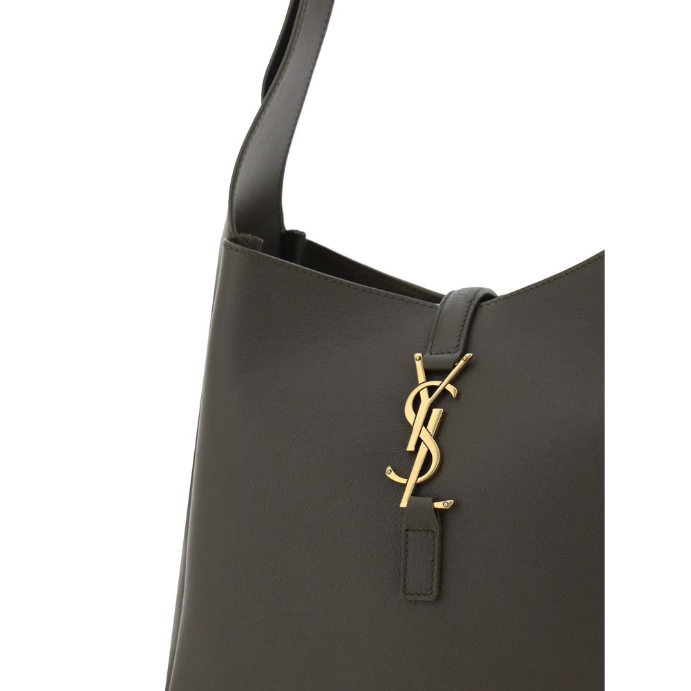 Saint Laurent Bicolor Calf Leather Bos Taurus Shoulder Bag | Regal Royce