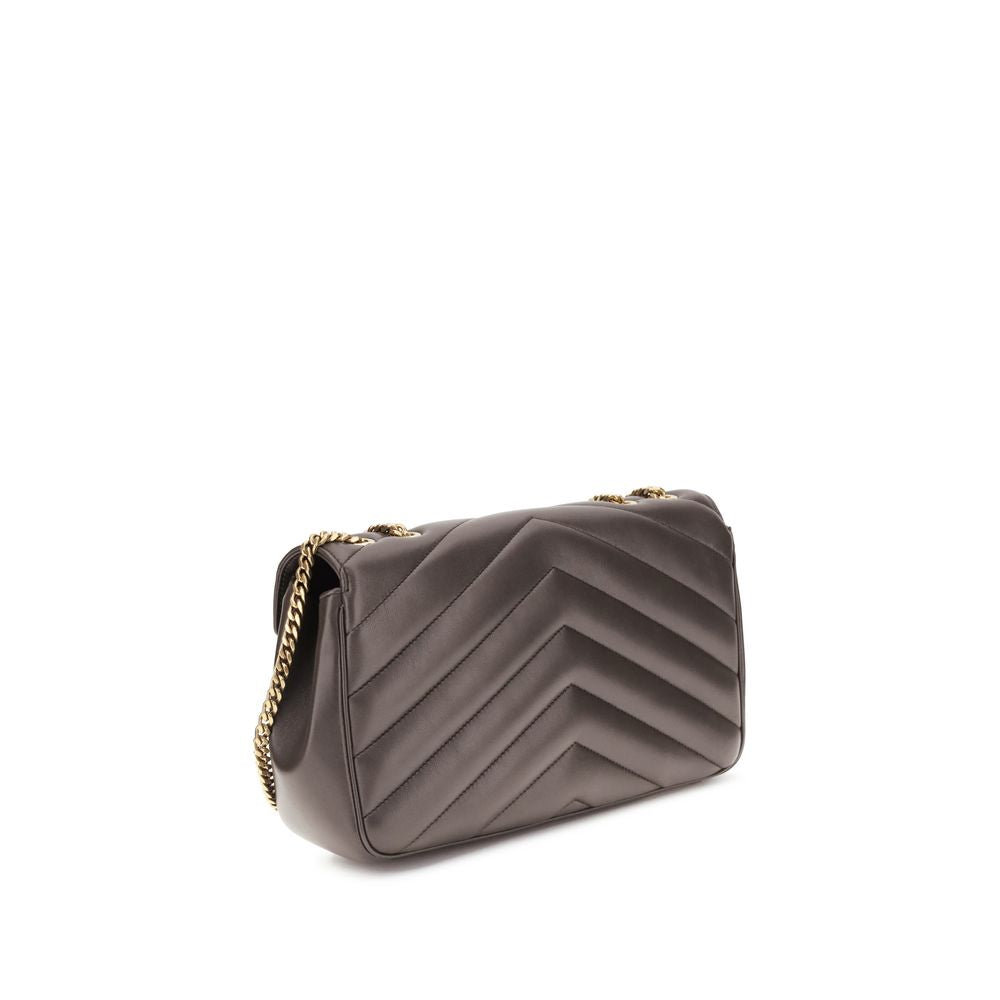 Saint Laurent Gray Lamb Ovis Aries Aries Shoulder Bag | Regal Royce
