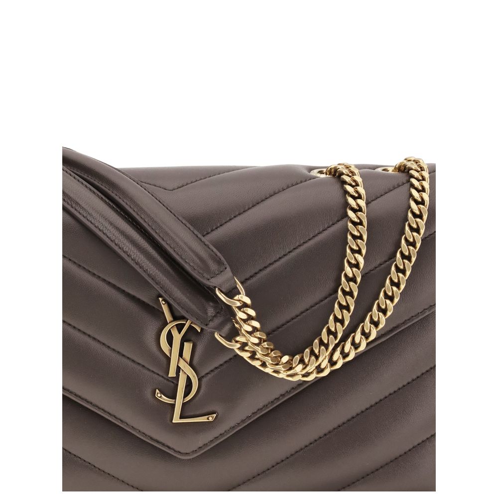 Saint Laurent Gray Lamb Ovis Aries Aries Shoulder Bag | Regal Royce