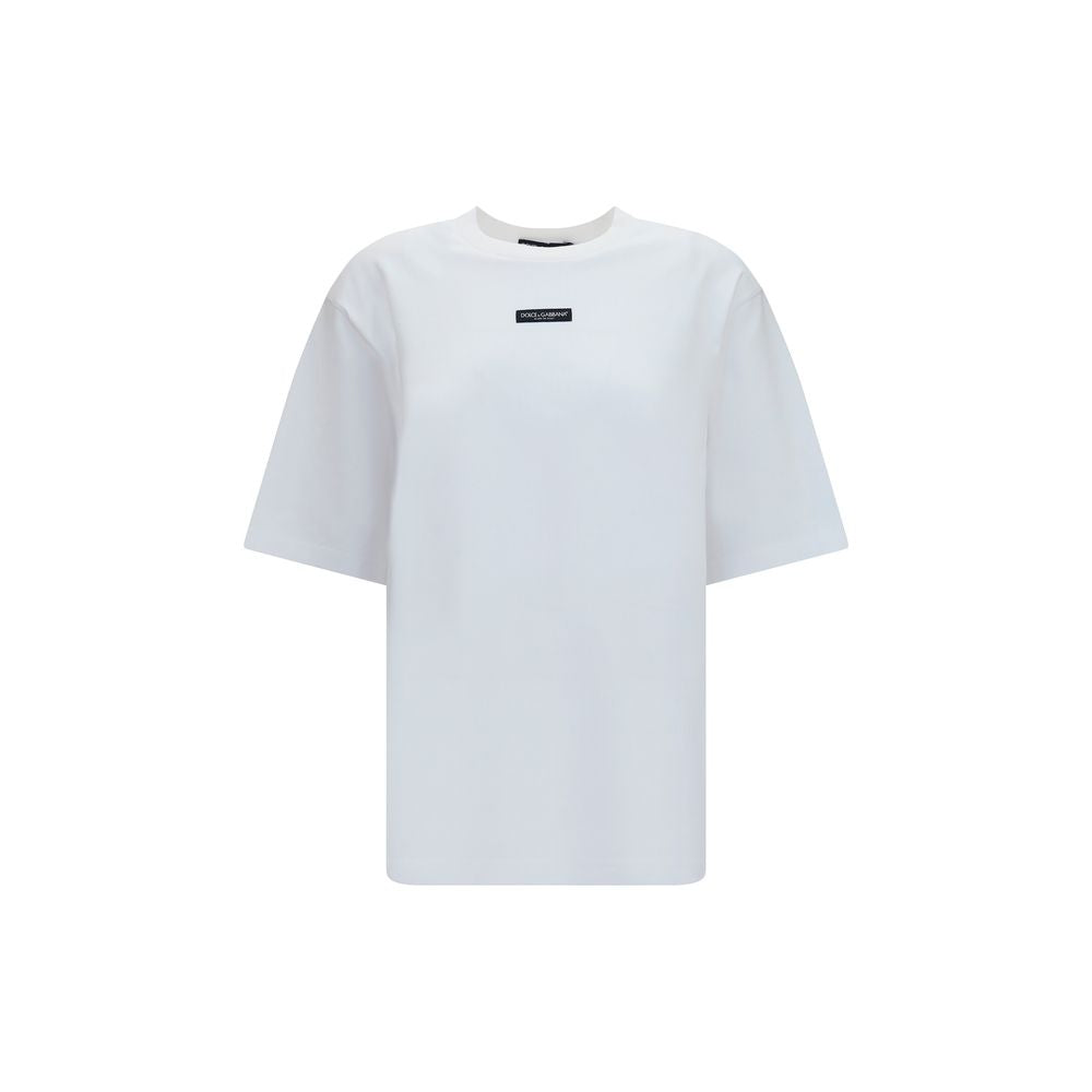 Dolce & Gabbana White Cotton T-Shirt | Regal Royce