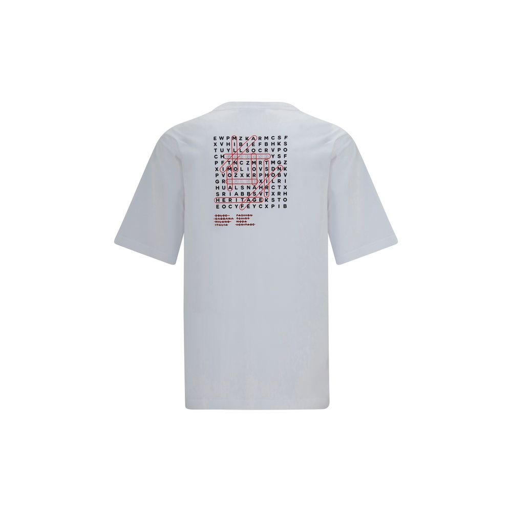 Dolce & Gabbana White Cotton T-Shirt | Regal Royce