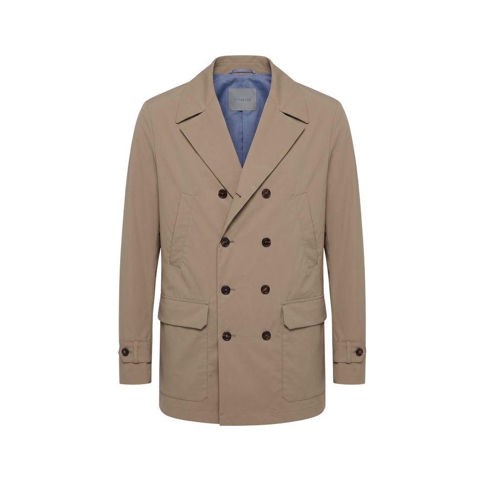 Malo Brown Cotton Men's Jacket | Regal Royce