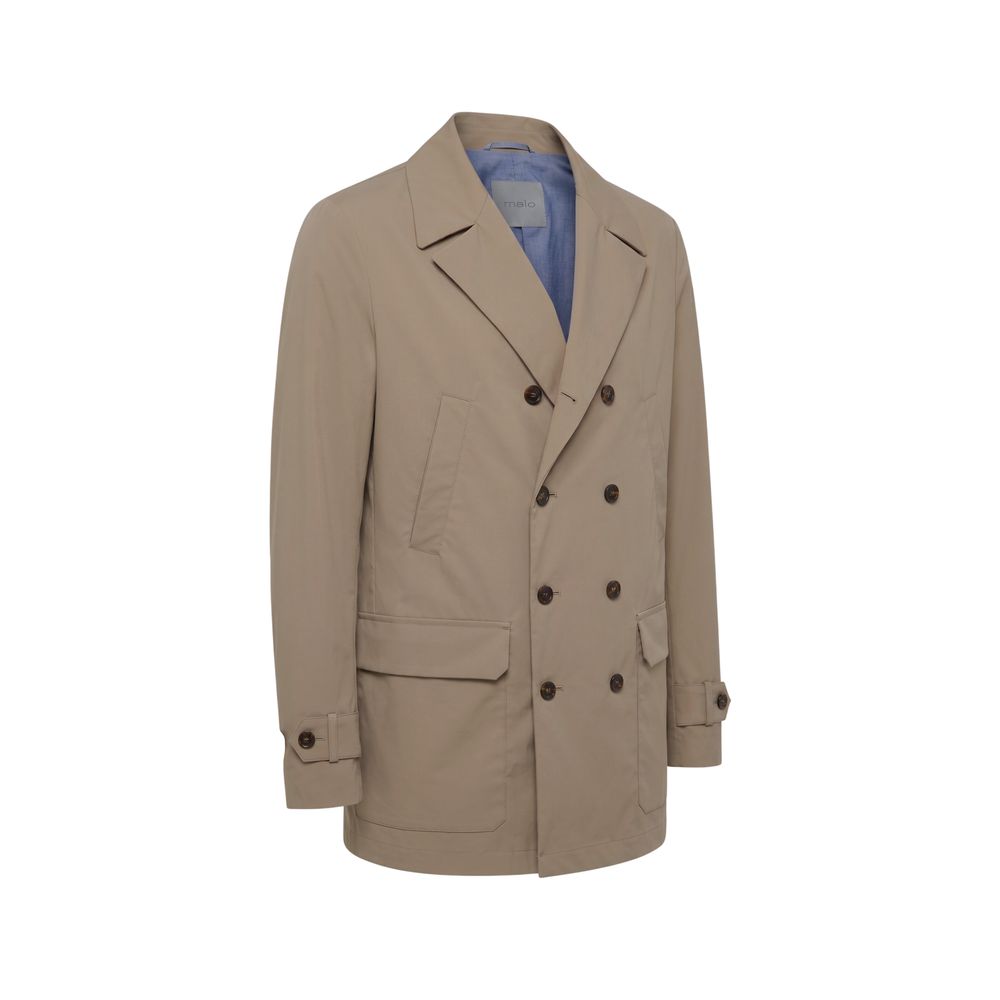 Malo Brown Cotton Men's Jacket | Regal Royce