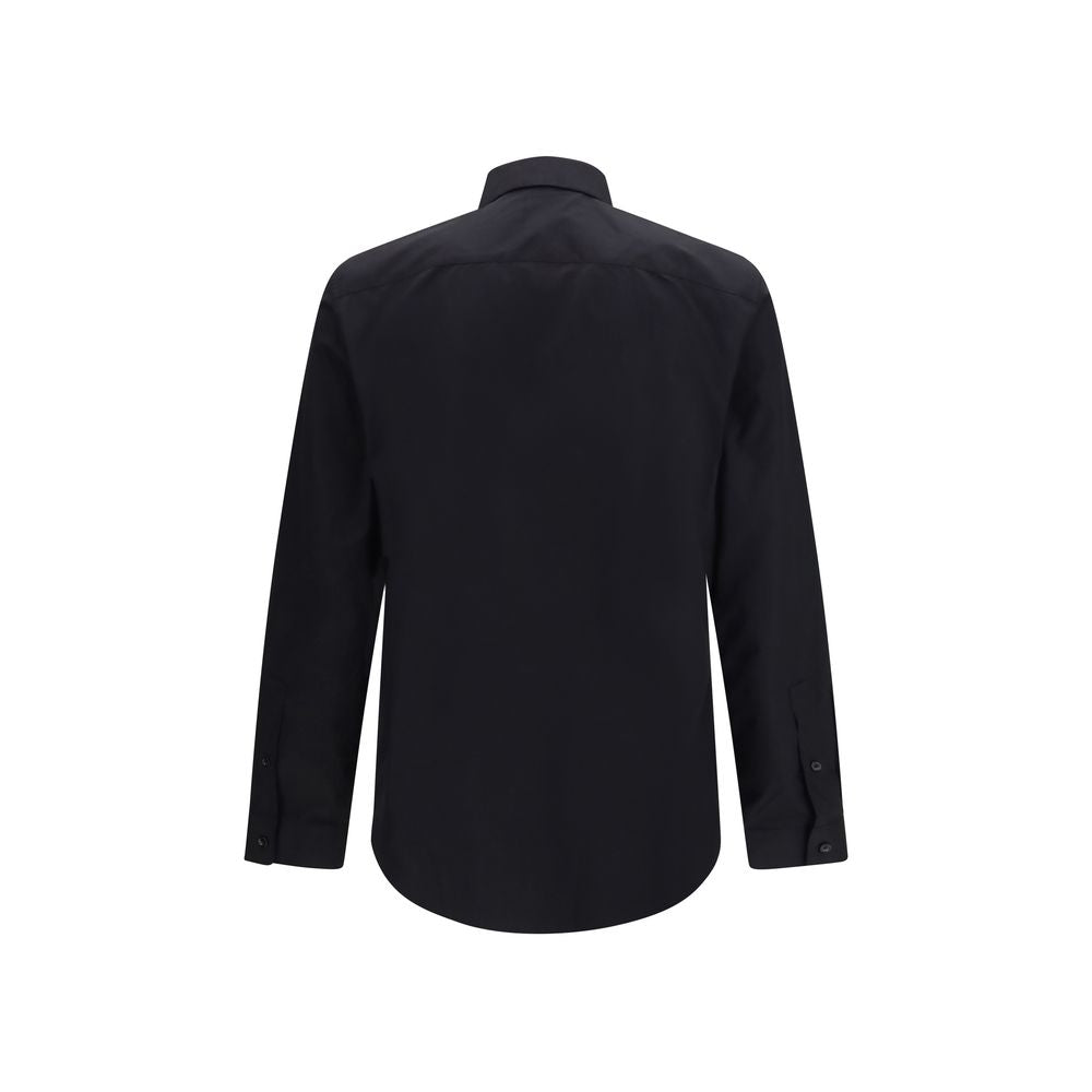 Burberry Black Cotton Dress Shirt | Regal Royce