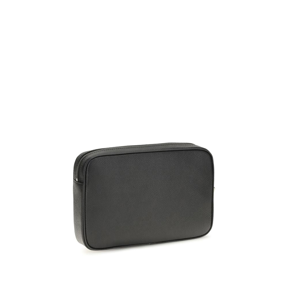 Valentino Garavani Black Calf Leather Bos Taurus Wallet | Regal Royce