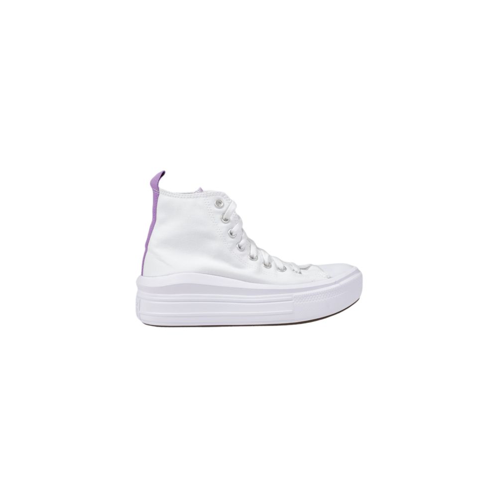 Converse White Fabric Platform Sneakers | Regal Royce