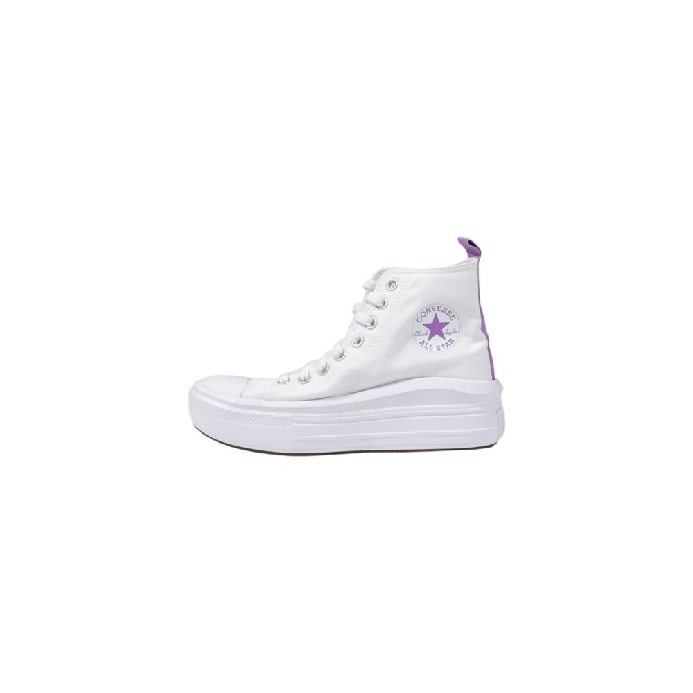Converse White Fabric Platform Sneakers | Regal Royce