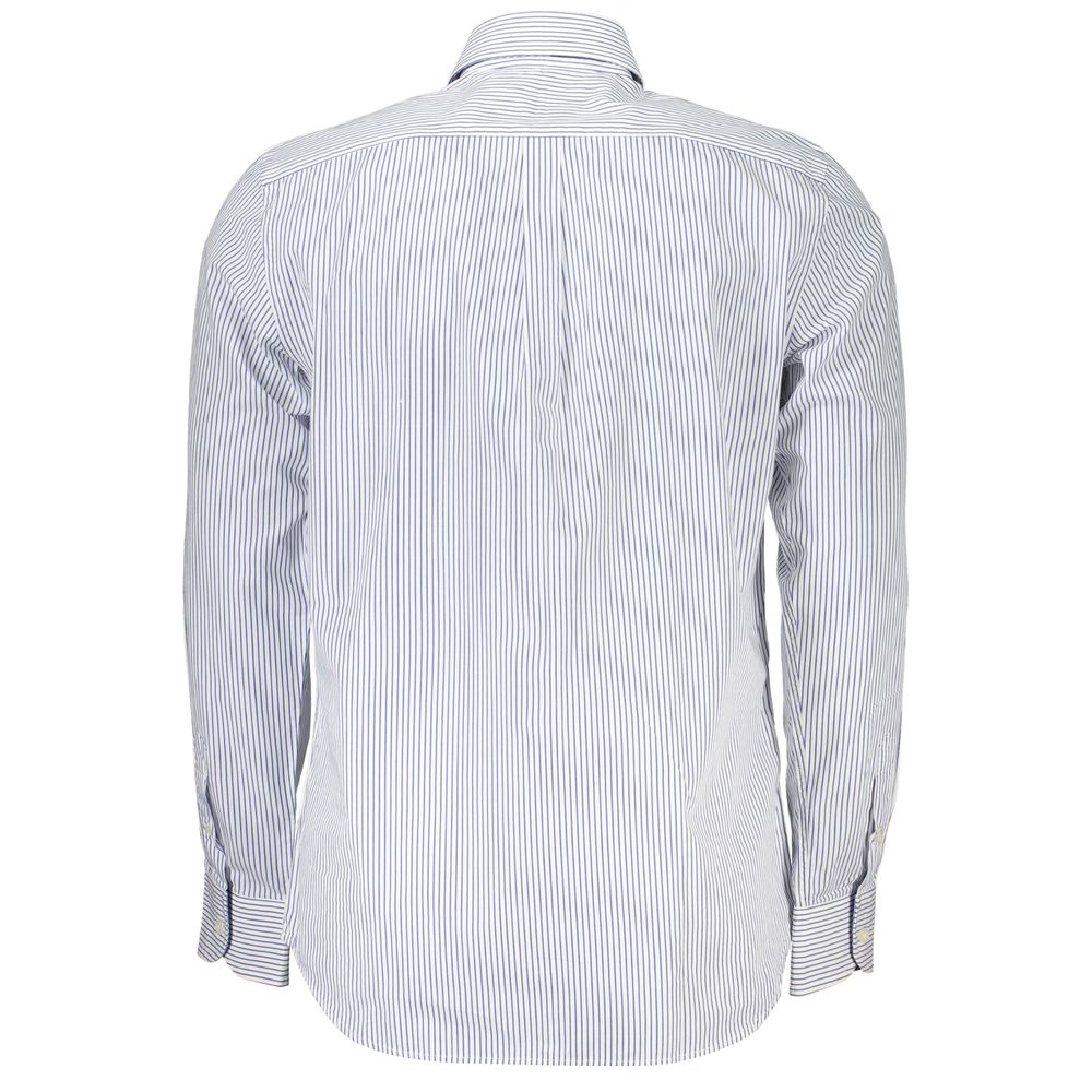 Harmont & Blaine Blue Cotton Men's Shirt | Regal Royce