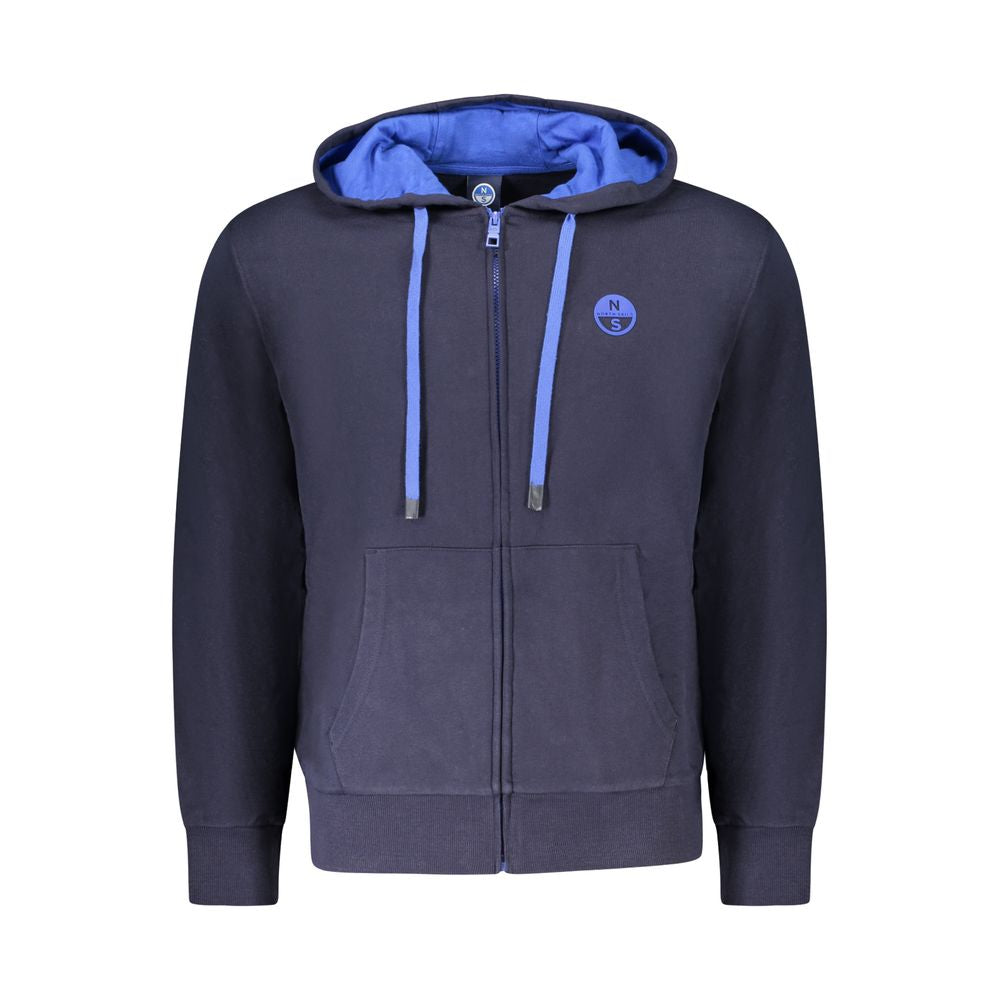 North Sails Blue Cotton Men's Sweatshirt | Regal Royce