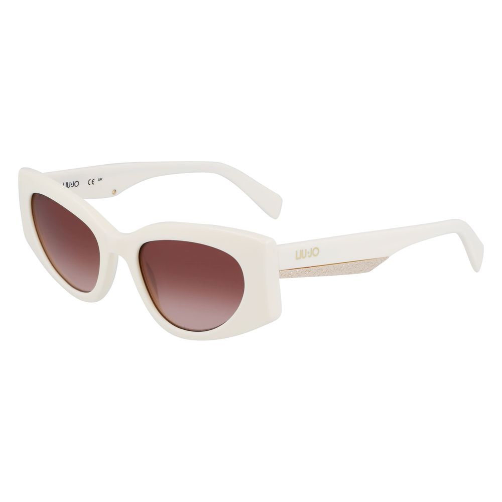 Liu Jo White Acetate Sunglasses | Regal Royce