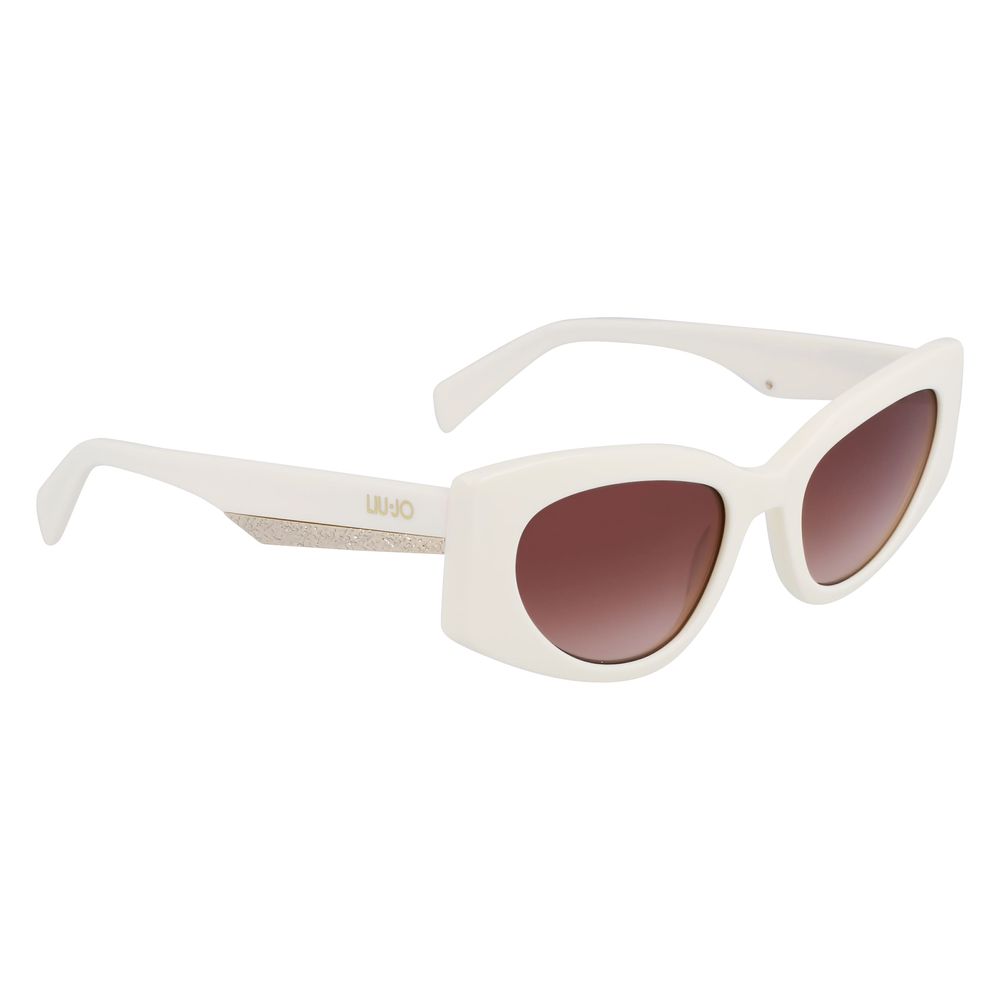 Liu Jo White Acetate Sunglasses | Regal Royce