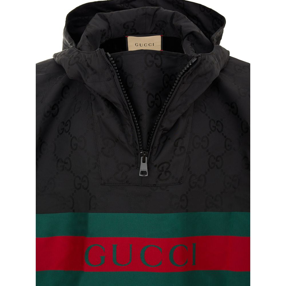 Gucci Black Polyester Trench Coat | Regal Royce