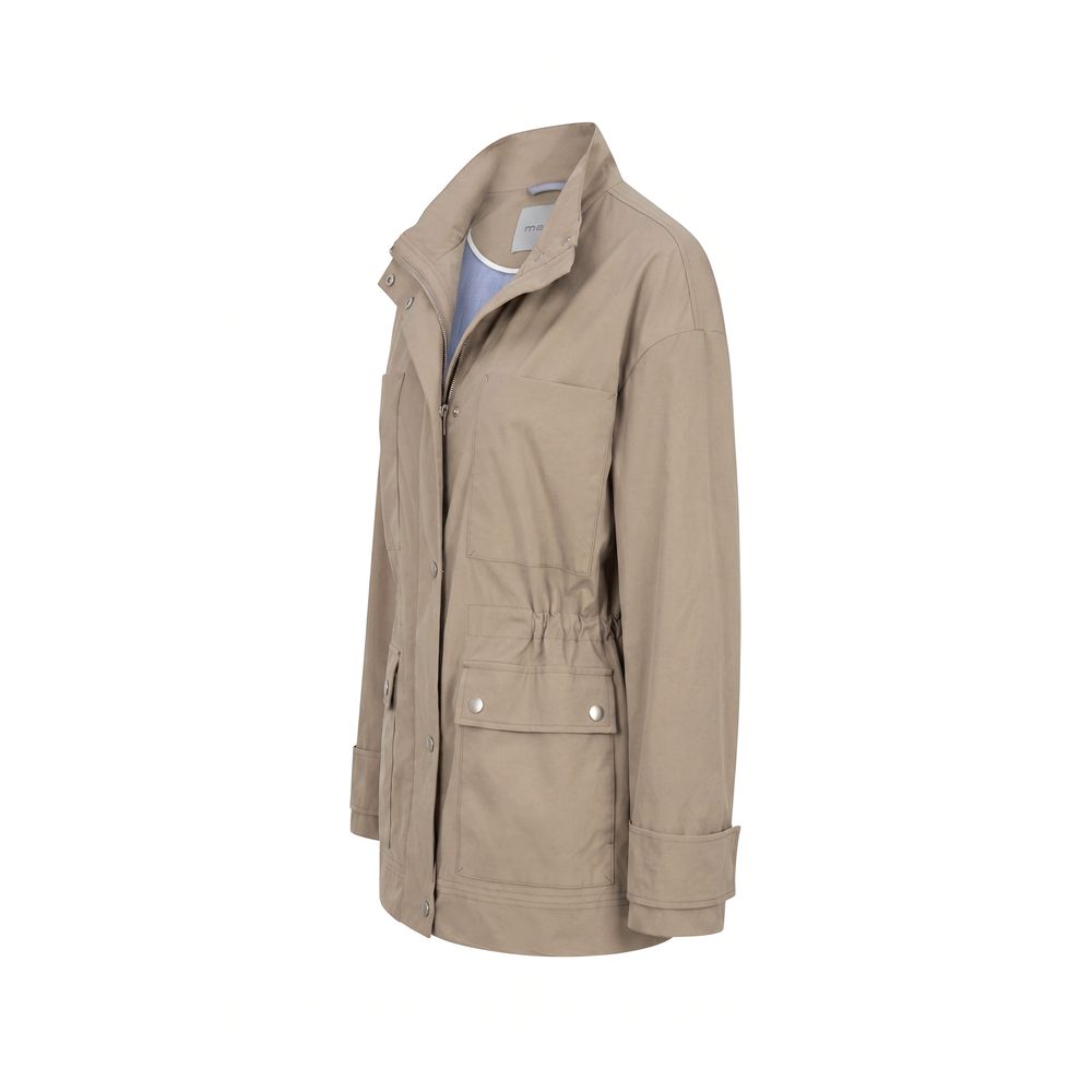 Malo Brown Cotton Women Jacket | Regal Royce