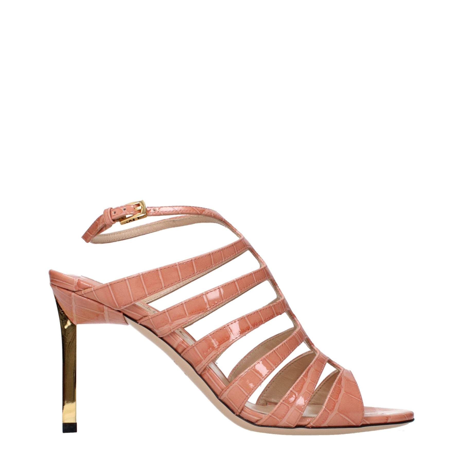 Tom Ford Pink Leather Stiletto Heel Sandals | Regal Royce