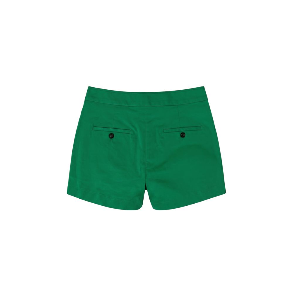 Malo Green Cotton Womens Shorts | Regal Royce