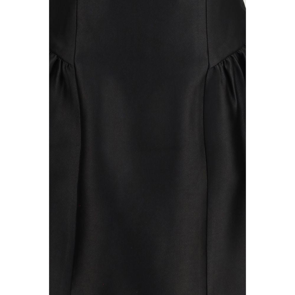 Self-Portrait Black Polyester Casual Dress | Regal Royce