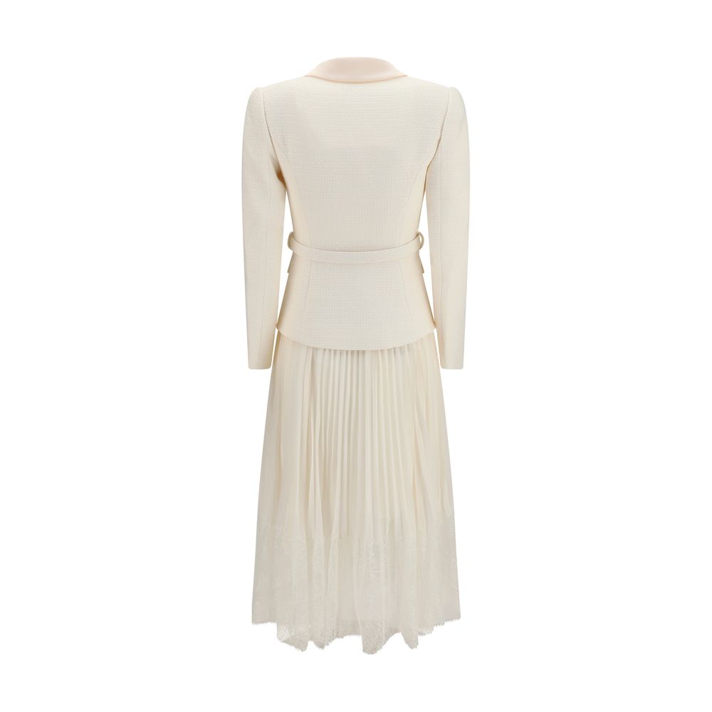 Self-Portrait Beige Polyester Cocktail Dress | Regal Royce