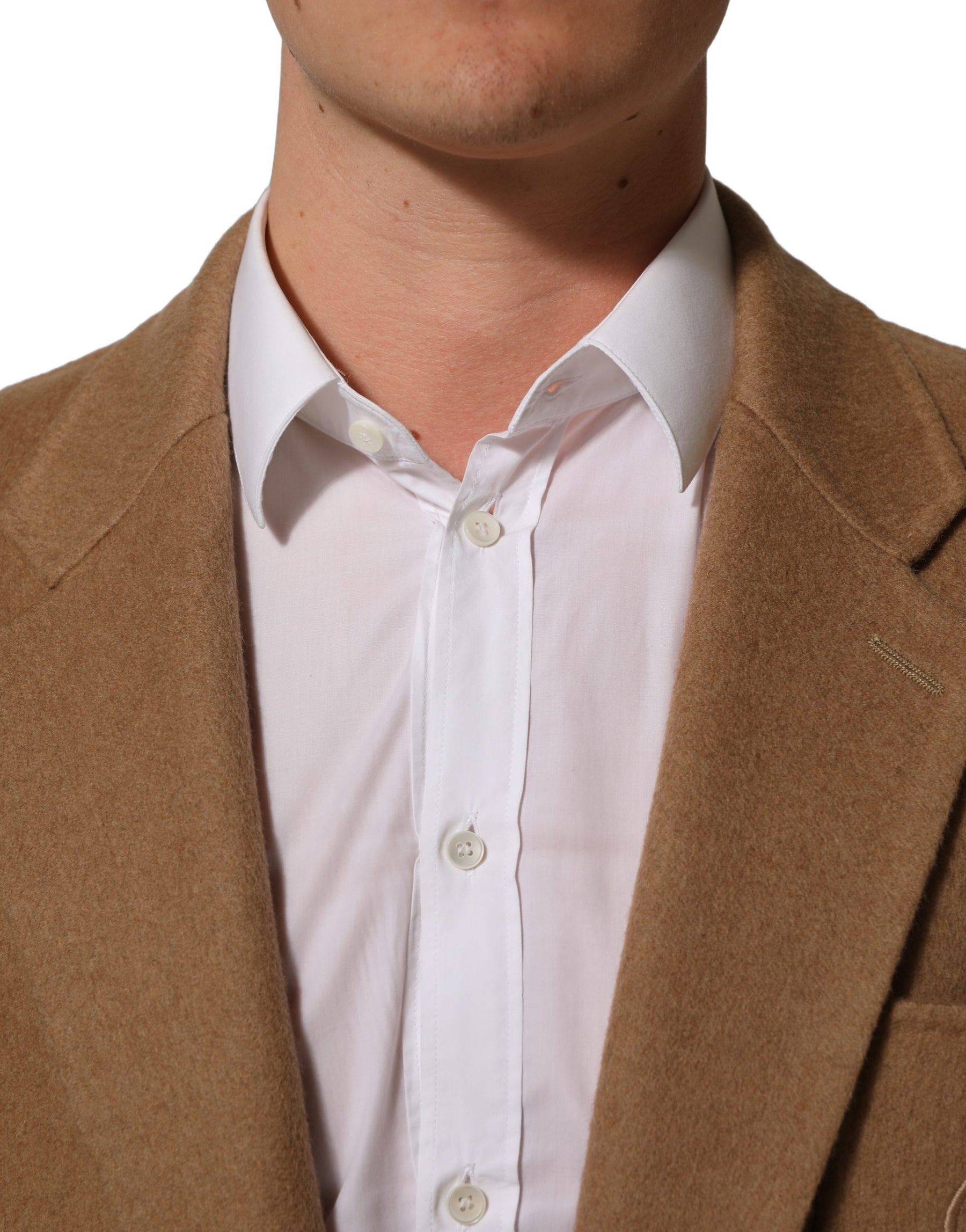Dolce & Gabbana Brown Single Breasted 2 Button Suit Jacket | Regal Royce