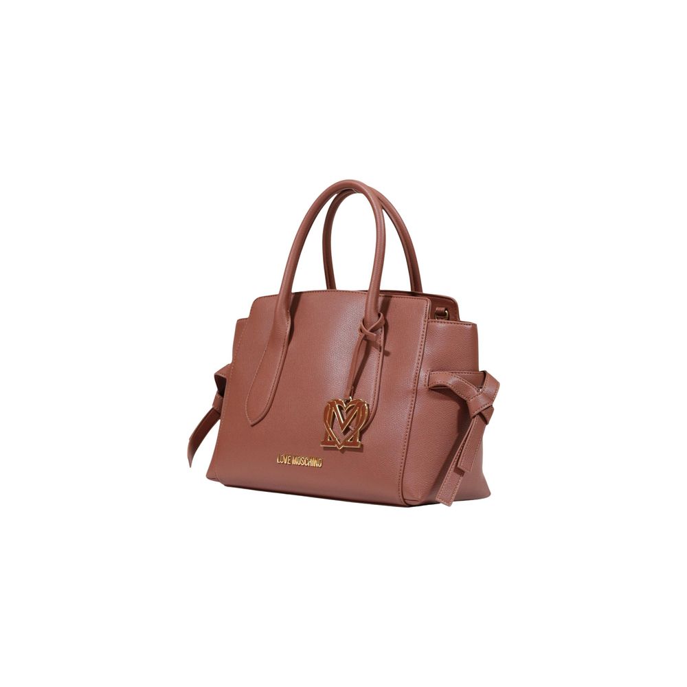 Love Moschino Brown Polyethylene Handbag | Regal Royce