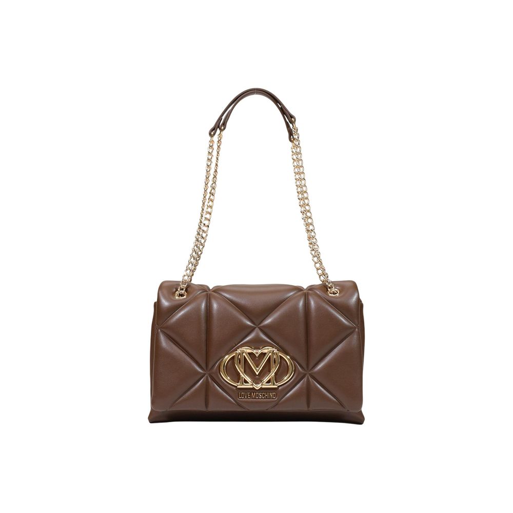 Love Moschino Brown Polyethylene Handbag | Regal Royce