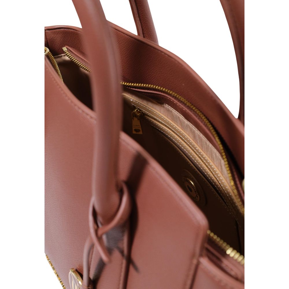 Love Moschino Brown Polyethylene Handbag | Regal Royce