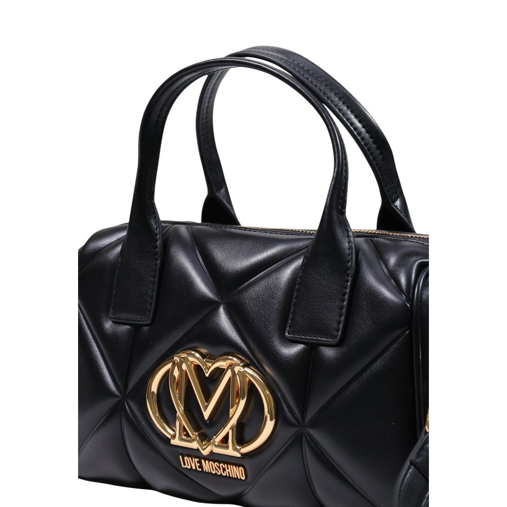 Love Moschino Black Polyethylene Handbag | Regal Royce