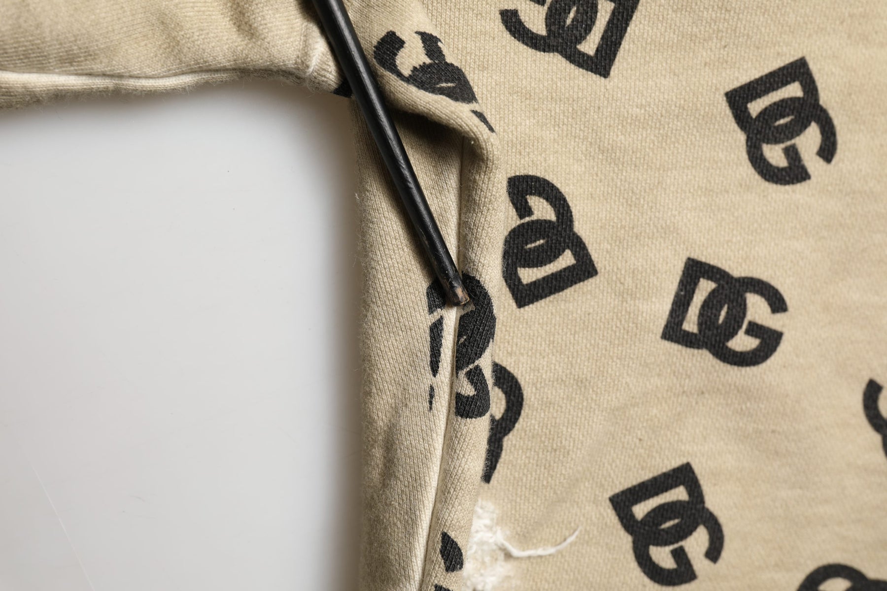 Dolce & Gabbana Brown Cotton Logo Hooded Sweatshirt Sweater | Regal Royce