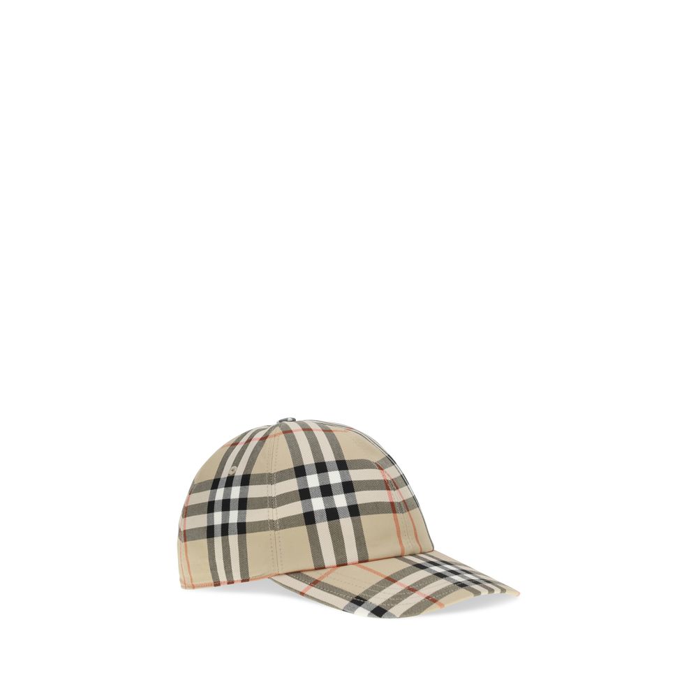 Burberry Beige Cotton Cap (Baseball Hat) | Regal Royce