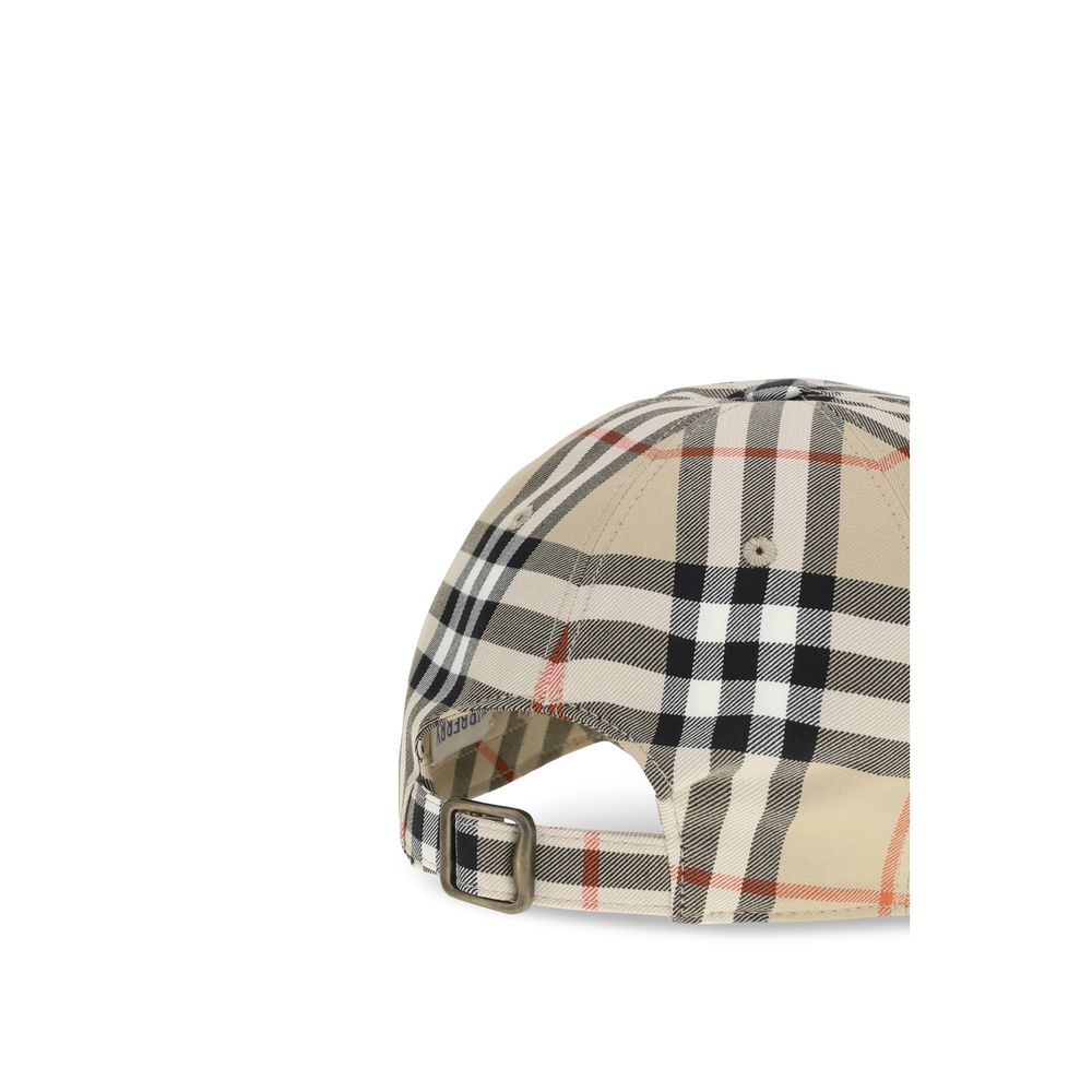 Burberry Beige Cotton Cap (Baseball Hat) | Regal Royce