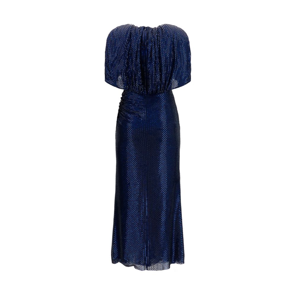 Self-Portrait Blue Polyester Cocktail Dress | Regal Royce