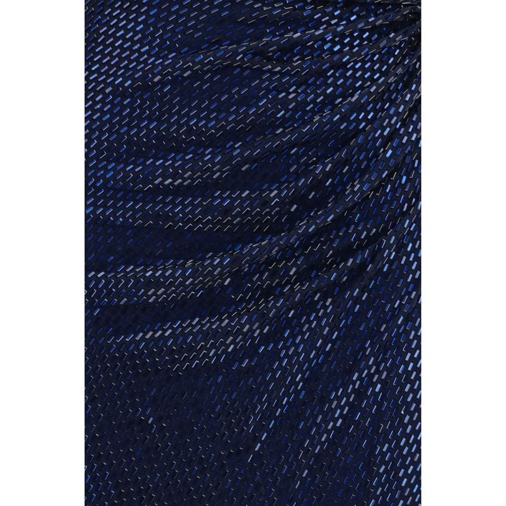 Self-Portrait Blue Polyester Cocktail Dress | Regal Royce