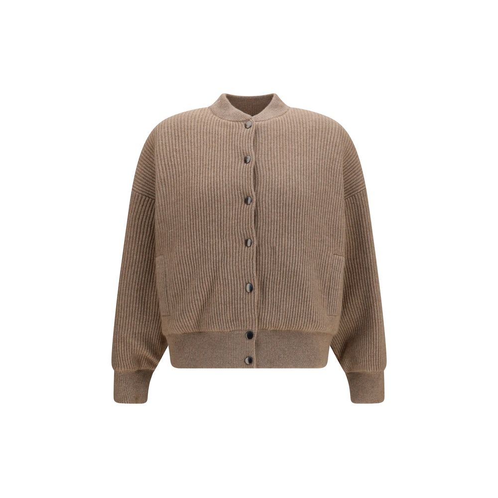 Brunello Cucinelli Beige Cashmere Bomber | Regal Royce